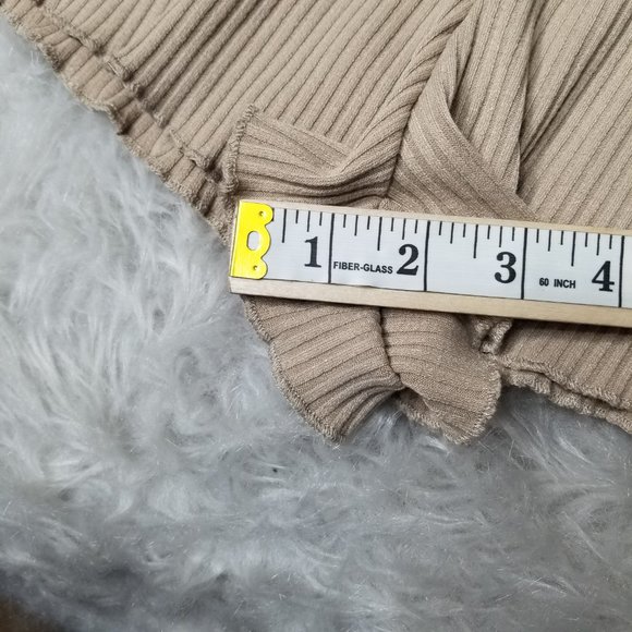 Princess Polly Beige Ribbed Aiken Playsuit Romper - Picture 6 of 15